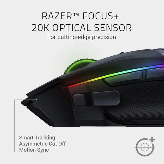 Razer Basilisk Ultimate Ratón Gaming 20000 DPI Negro - MovilMania S.L